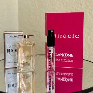 Lancôme Idôle perfume EDT Mini Dabber & Lancôme Miracle Deluxe Spray Set